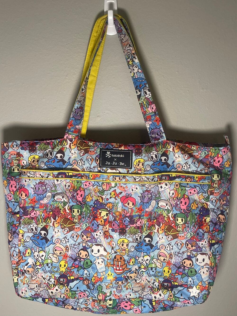 Ju-Ju-Be Tokidoki Super BeTote Bag in Sea Amo pattern.